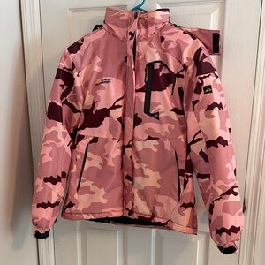 Pink Camo Winter Jacket